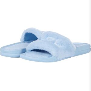 APL Shearling Slides Ice Blue Size 8